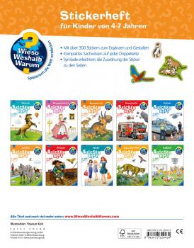 Ravensburger Buch Wieso? Weshalb? Warum? Stickerheft Im Zoo 32943