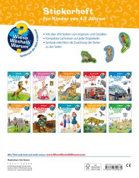 Ravensburger Buch Wieso? Weshalb? Warum? Stickerheft Tiere der Welt 32963