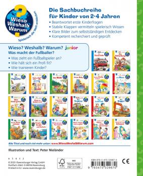 Ravensburger Buch Wieso? Weshalb? Warum? Junior Was macht der Fußballer? Band 68 32967