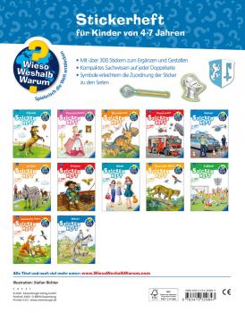 Ravensburger Buch Wieso? Weshalb? Warum? Stickerheft Ritter 32984