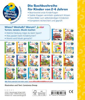 Ravensburger Buch Wieso? Weshalb? Warum? Junior Turnen, tanzen, Musik machen Band 71 32988