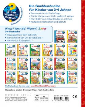 Ravensburger Buch Wieso? Weshalb? Warum? Junior Die Eisenbahn Band 9 33300