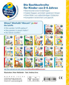 Ravensburger Buch Wieso? Weshalb? Warum? Junior Die Schiffe Band 8 33304