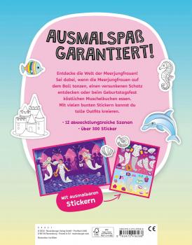 Ravensburger Buch Activity Mein Ausmalstickerbuch Meerjungfrauen 41628