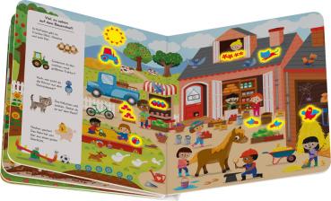 Ravensburger Buch Pappbilderbuch Lampe an! Entdecke den Bauernhof 41722