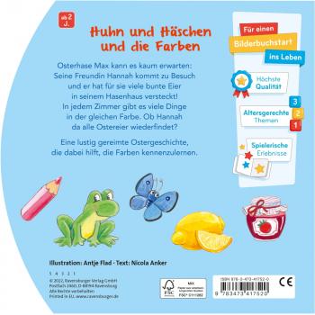 Ravensburger Buch Pappbilderbuch Frohe Ostern, kleines Huhn! 41752