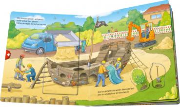 Ravensburger Buch Pappbilderbuch Mein großes Puzzle-Spielbuch Baustelle 41860