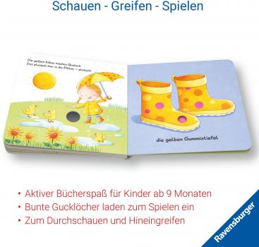 Ravensburger Buch Pappbilderbuch Viele kunterbunte Farben 41865