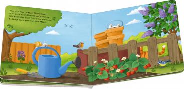 Ravensburger Buch Pappbilderbuch Rate mal Wer lebt im Garten? 41872