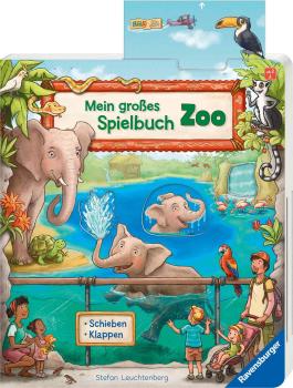 Ravensburger Buch Pappbilderbuch Mein großes Spielbuch Zoo 41921