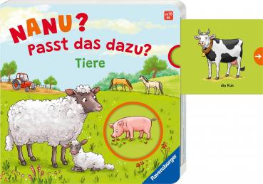 Ravensburger Buch Pappbilderbuch Nanu? Passt das dazu? Tiere 42026