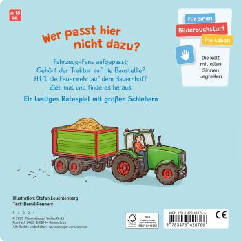 Ravensburger Buch Pappbilderbuch Mitmachen Nanu? Passt das dazu? Fahrzeuge 42076