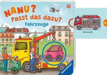 Ravensburger Buch Pappbilderbuch Mitmachen Nanu? Passt das dazu? Fahrzeuge 42076