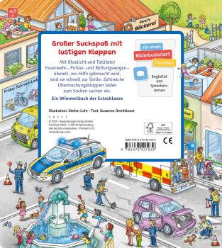 Ravensburger Buch Pappbilderbuch Spracherwerb Sachen suchen Wimmelbuch Fahrzeuge im Einsatz 42103