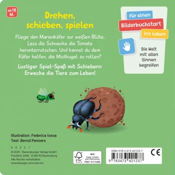 Ravensburger Buch Pappbilderbuch Mitmachen Mein Schiebe Mitmachbuch Kleine Tiere 42123