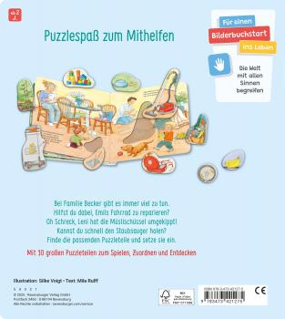 Ravensburger Buch Pappbilderbuch Mitmachen Mein großes Puzzle Spielbuch Alle helfen mit 42127