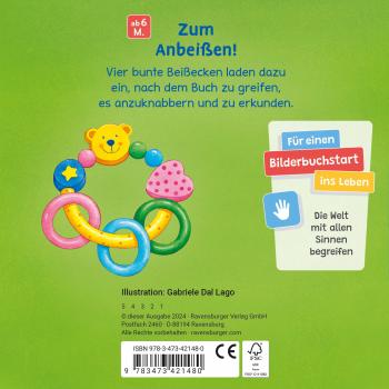 Ravensburger Buch Pappbilderbuch Mitmachen Mein allererstes Beißbuch 42148