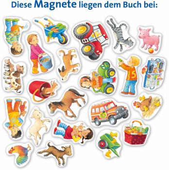 Ravensburger Buch Mitmachen Mein großes Magnetbuch Was gehört wohin? Auf dem Bauernhof 42180