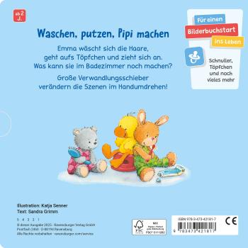 Ravensburger Buch Pappbilderbuch Haare waschen, Zähne putzen 42181