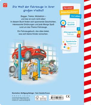 Ravensburger Pappbilderbuch Bagger, Traktor, Müllabfuhr! 43407