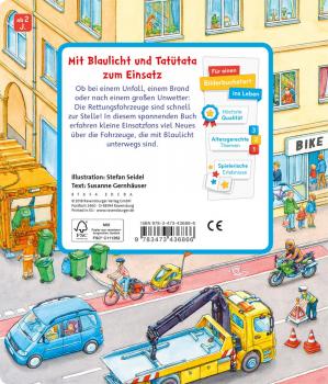 Ravensburger Pappbilderbuch Sachen suchen Einsatzfahrzeuge 43686