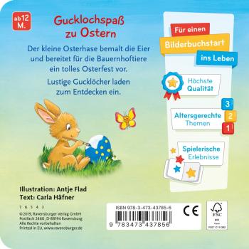 Ravensburger Pappbilderbuch Mein Gucklochbuch Frohe Ostern 43785