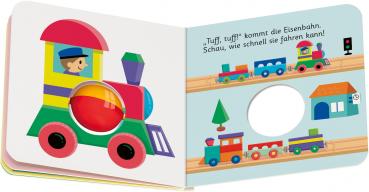 Ravensburger Buch Pappbilderbuch play+ schütteln, rasseln, spielen Erste Sachen 45624