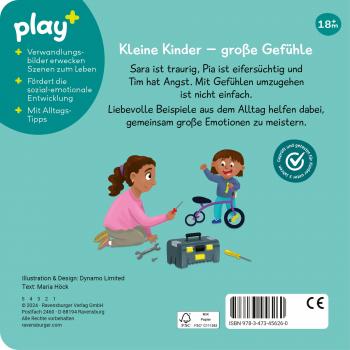 Ravensburger Buch Pappbilderbuch play+ Mein erstes Schiebebuch Gefühle 45626