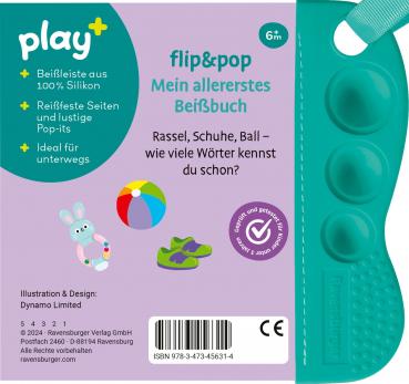 Ravensburger Buch Pappbilderbuch play+ flip&pop Erste Wörter 45631