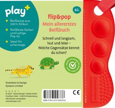 Ravensburger Buch Pappbilderbuch play+ flip&pop Erste Gegensätze 45633