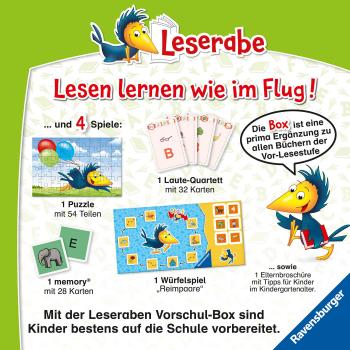 Ravensburger Buch Erstlesetitel Leserabe Sonderausgaben Deine große Leseraben VorschulBox 46393