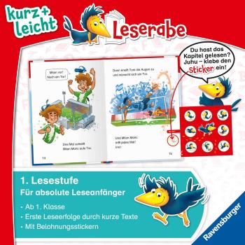 Ravensburger Buch Leserabe 1. Lesestufe Kurz und leicht Tonis magisches Fußball Trikot 46421