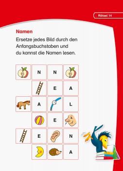 Ravensburger Buch Quiz und Rätsel Leserabe Rätselspaß AbcRätsel zum Lesenlernen (1. Lesestufe) 48883