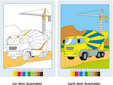 Ravensburger Buch Kreativität CreArt Malen nach Zahlen ab 5 Fahrzeuge 48886