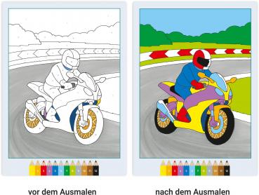 Ravensburger Buch Kreativität CreArt Malen nach Zahlen ab 5 Fahrzeuge 48886