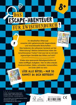 Ravensburger Buch Quiz und Rätsel Escape Rätsel Rätselhafter Rittersaal 48894