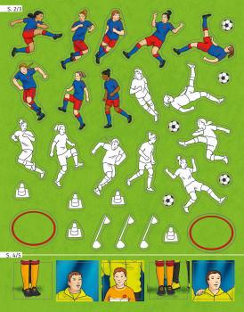 Ravensburger Buch Activity Mein Ausmalstickerbuch Fußball 48908