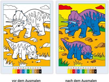 Ravensburger Buch Kreativität CreArt Malen nach Zahlen ab 5 Dinosaurier 48909