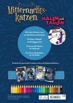 Ravensburger Buch Kreativität Malen nach Zahlen Mitternachtskatzen 48917