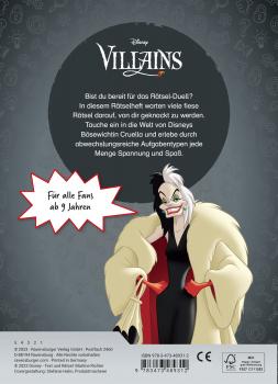 Ravensburger Buch Activity Disney Villains Fiese Rätsel mit Cruella 48931