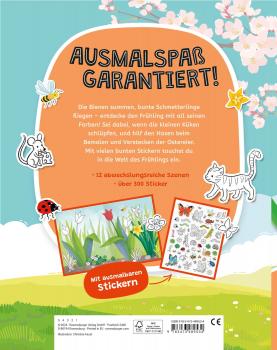 Ravensburger Buch Activity Mein Ausmalstickerbuch Frühling 48953