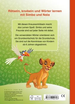 Ravensburger Buch Activity Disney Der König der Löwen Kreuzworträtsel zum Lesenlernen 49179