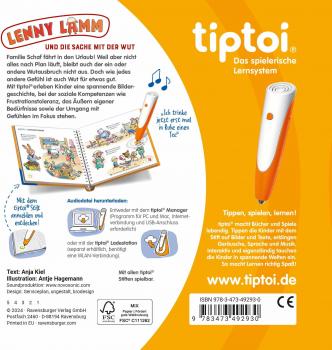 Ravensburger Buch tiptoi Lenny Lamm und die Sache mit der Wut 49293