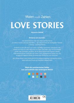 Ravensburger Buch Kreativität Disney Malen nach Zahlen Love Stories 49831