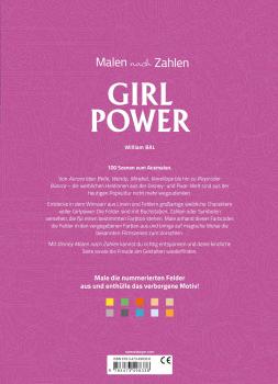 Ravensburger Buch Kreativität Disney Malen nach Zahlen Girl Power 49833