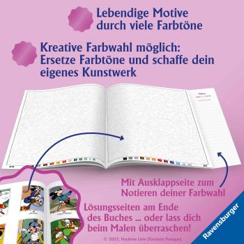 Ravensburger Buch Kreativität Disney Malen nach Zahlen Micky, Donald & Co. 49834