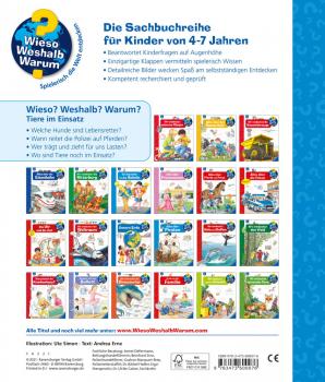 Ravensburger Buch Wieso? Weshalb? Warum? Tiere im Einsatz - Band 16 60007