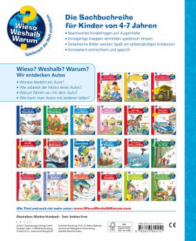 Ravensburger Buch Wieso? Weshalb? Warum? Wir entdecken Autos Band 28 60015