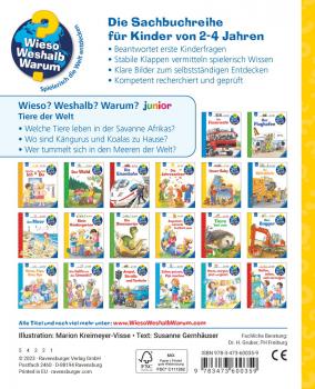 Ravensburger Buch Wieso? Weshalb? Warum? junior Band 73 Tiere der Welt 60035