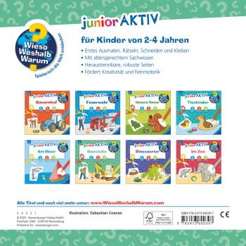 Ravensburger Buch Wieso? Weshalb? Warum? Malbuch junior AKTIV Baustelle 60039